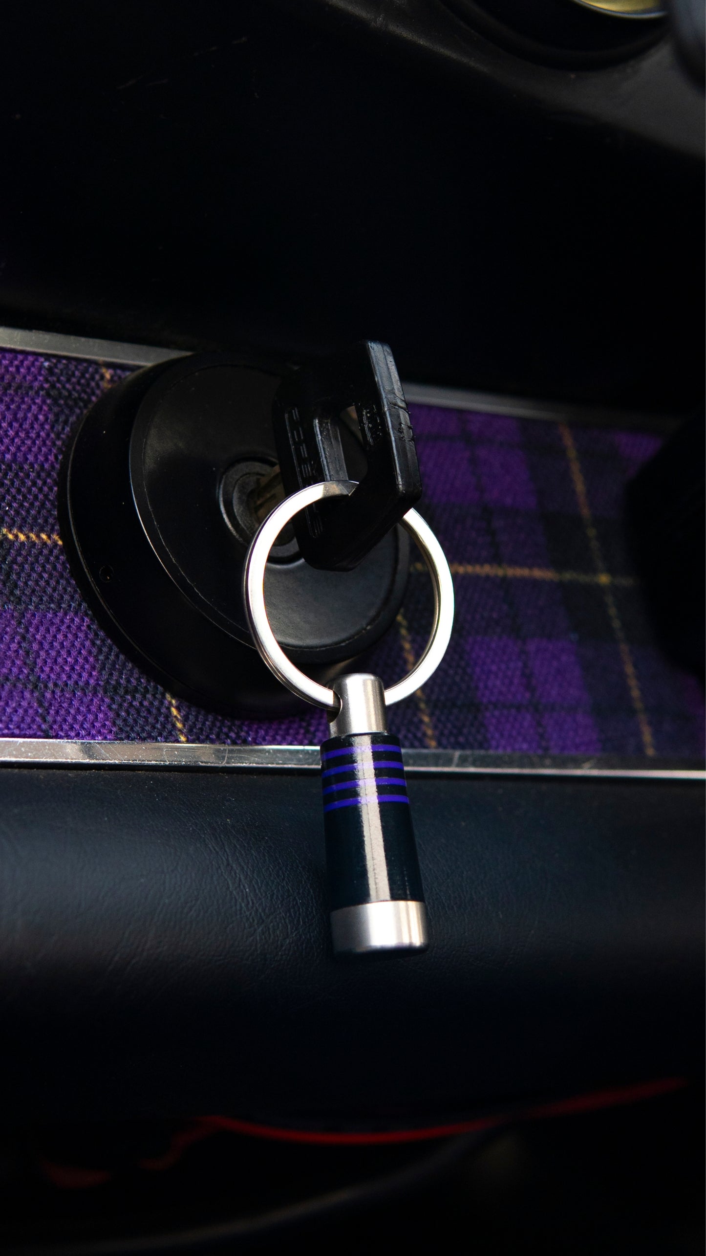 Ballyshear Ferrule Keychain | Purple