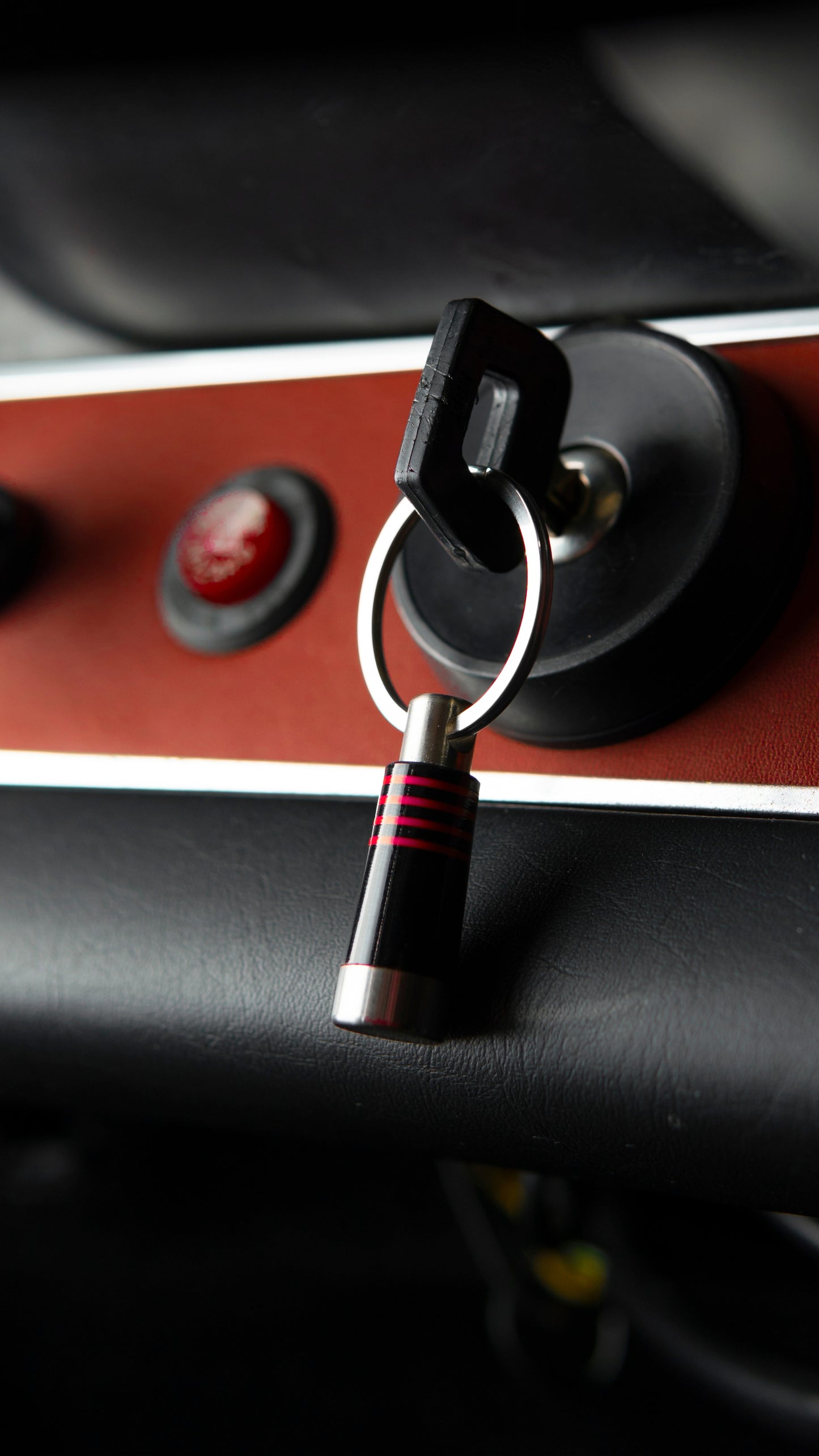 Ballyshear Ferrule Keychain | Red