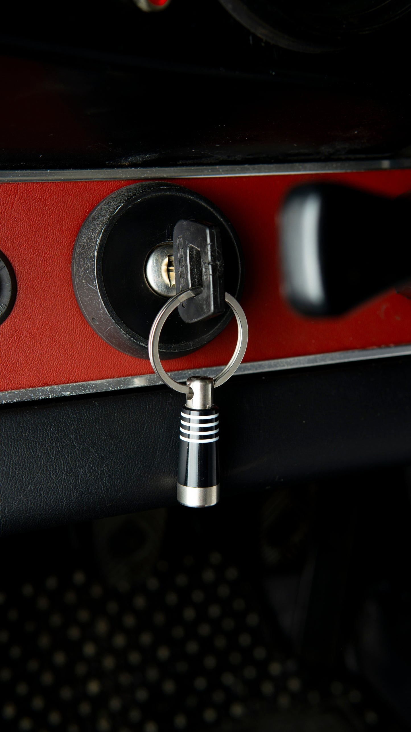 Ballyshear Ferrule Keychain | White