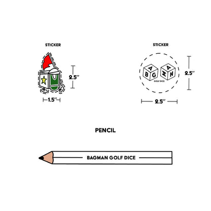Bagman Golf Dice | Custom
